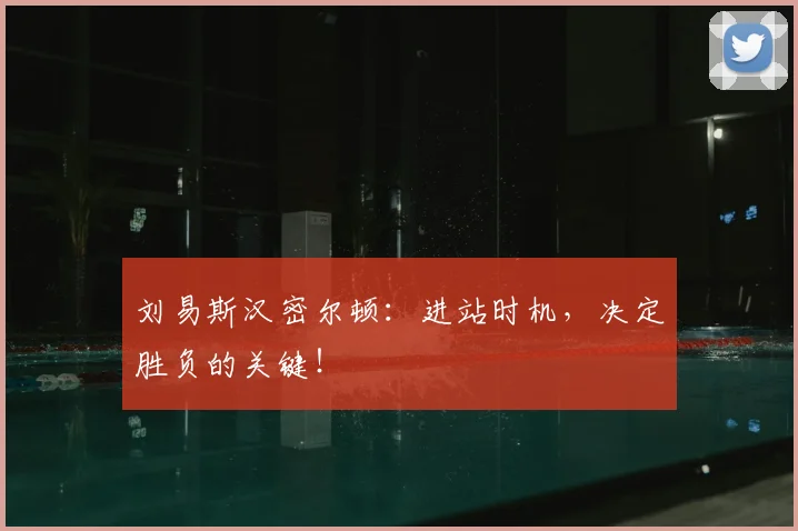 刘易斯汉密尔顿:进站时机,决定胜负的关键!