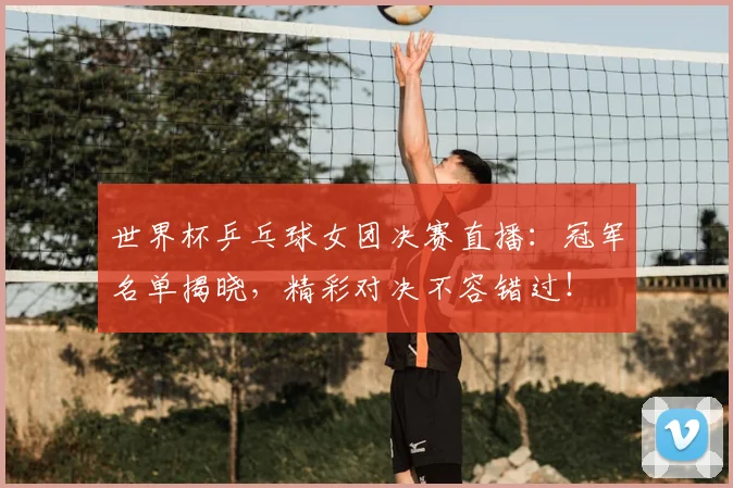 世界杯乒乓球女团决赛直播：冠军名单揭晓，精彩对决不容错过！